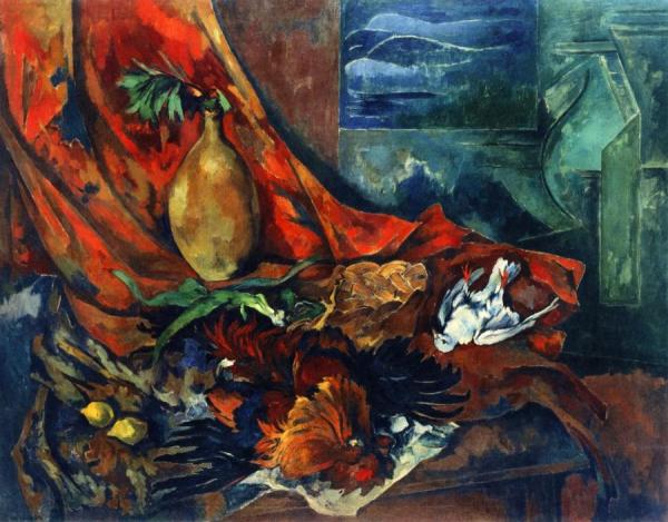 Still Life With Poultry by Heinrich Nauen