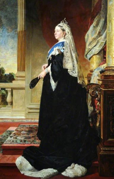 Queen Victoria (1819-1901), 1885 by Heinrich Von Angeli