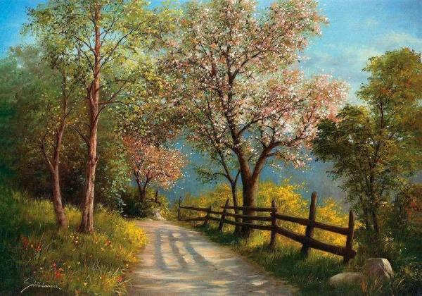 Spring Magic by Heinz Schölnhammer Oil Painting Reproductions