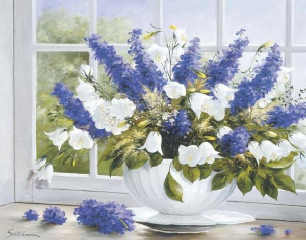 Summer Greetings by Heinz Schölnhammer Oil Painting Reproductions