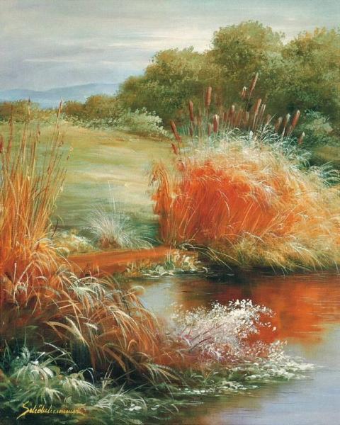 Winter by Heinz Schölnhammer Oil Painting Reproductions