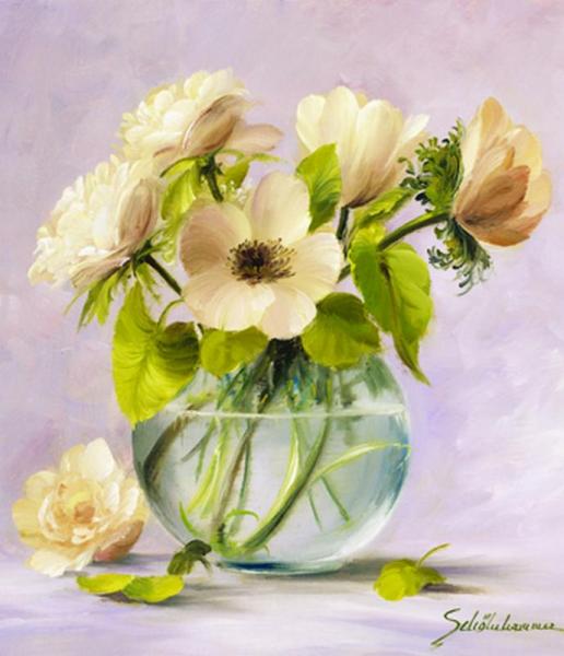 Yellow Anemones by Heinz Schölnhammer