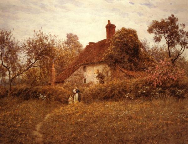 Helen Allingham Cottage At Pinner
