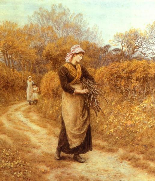 Gathering Firewood by Helen Allingham