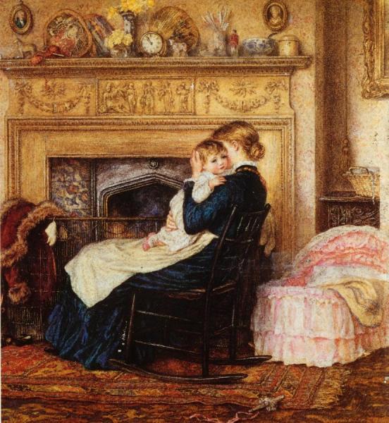 In The Nursery by Helen Allingham