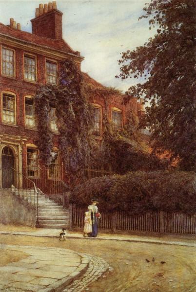 Stanfield House, Hampstead by Helen Allingham Oil Painting Reproductions