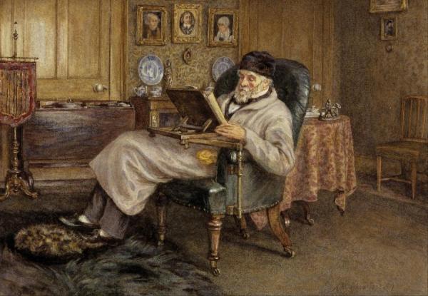 Thomas Carlyle,historian And Essayist by Helen Allingham