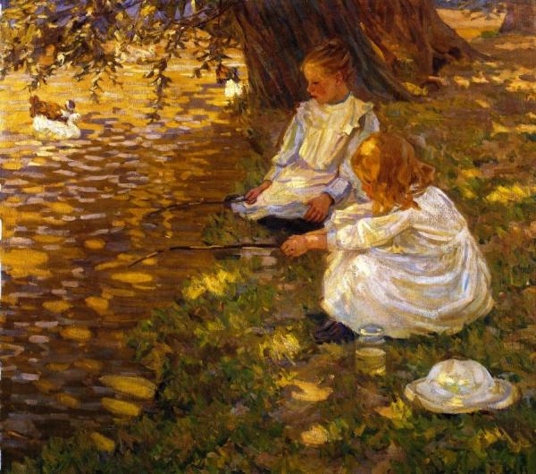 Fishing by Helen Galloway Mcnicoll