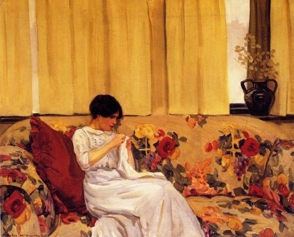 The Chintz Sofa by Helen Galloway Mcnicoll