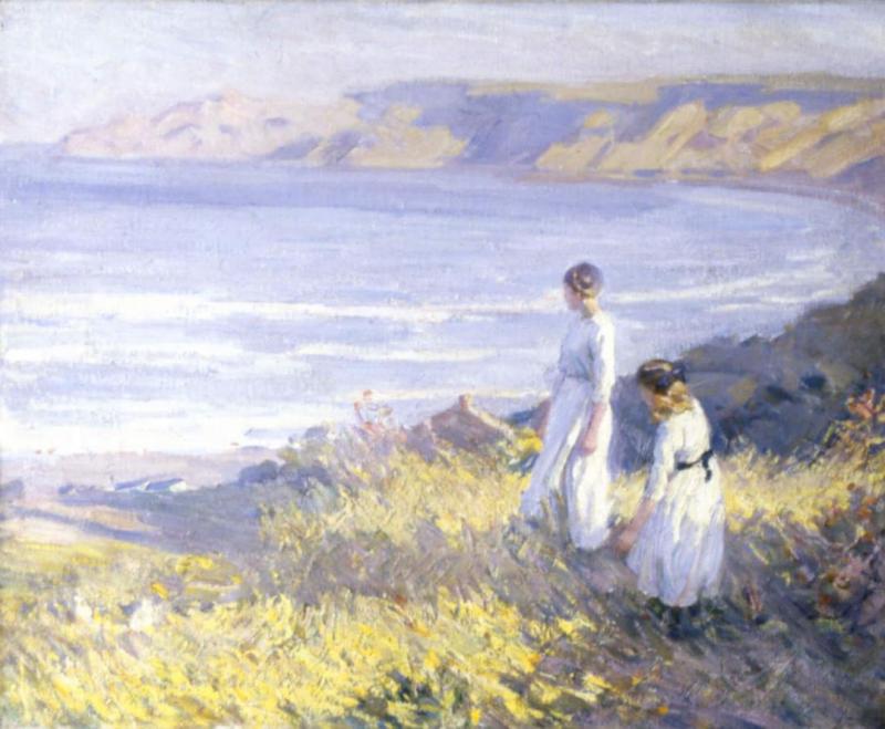 On The Cliffs, 1913 by Helen Galloway Mcnicoll