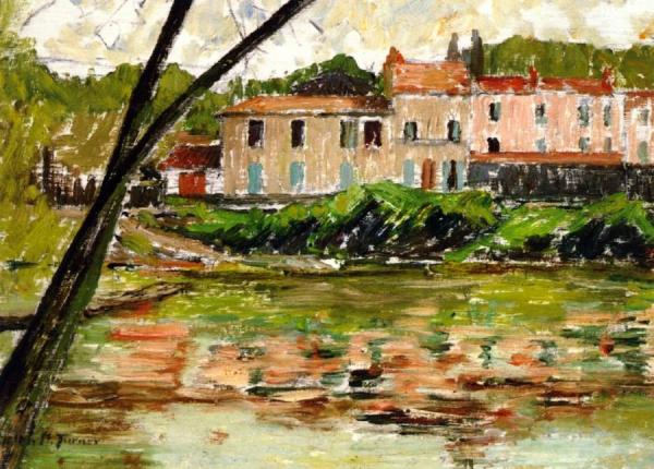 Countryside, St. Cloud, France by Helen Maria Turner