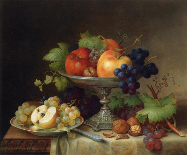 Still Life With Fruit by Helen Searle Oil Painting Reproductions
