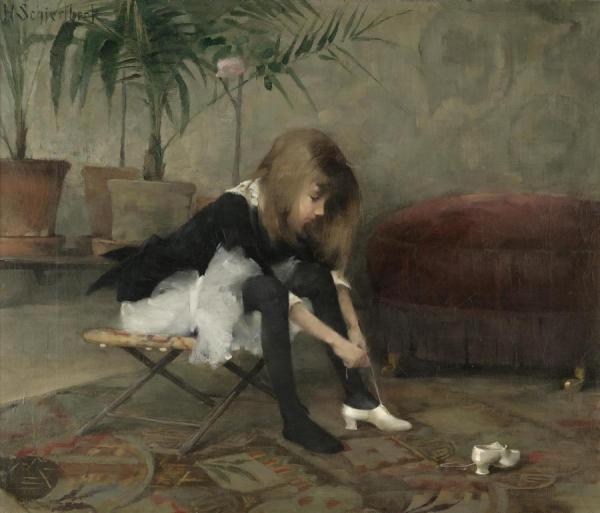 Helene Schjerfbeck Dancing Shoes