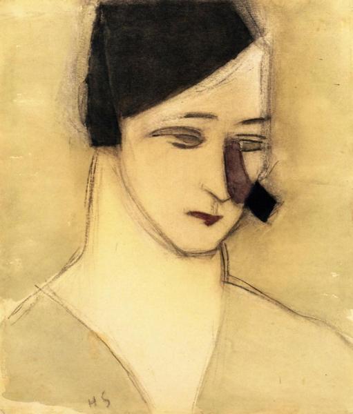 Helene Schjerfbeck Mother From The Alarm