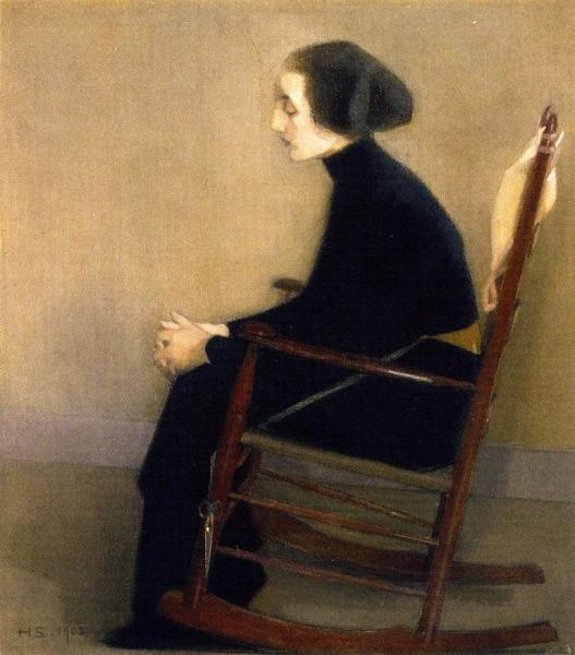 Helene Schjerfbeck The Seamstress