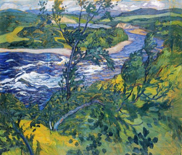 Helmer Osslund Faxe River