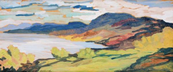 Landscape From Norrland by Helmer Osslund