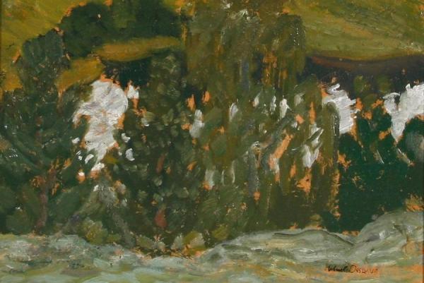 Summer Evening At The Forest Lake by Helmer Osslund Oil Painting Reproductions