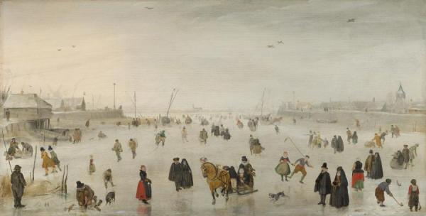 A Scene On The Ice,1965 by Hendrick Avercamp