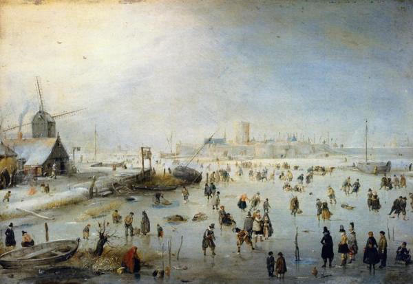 Winter Landscape by Hendrick Avercamp Oil Painting Reproductions