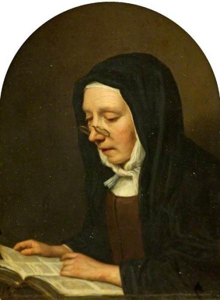 A Woman Reading by Hendrick Cornelisz Van Vliet
