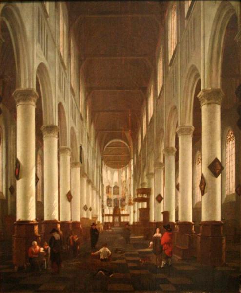 Church In Delft by Hendrick Cornelisz Van Vliet Oil Painting Reproductions