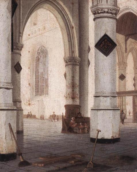 Church Interior by Hendrick Cornelisz Van Vliet