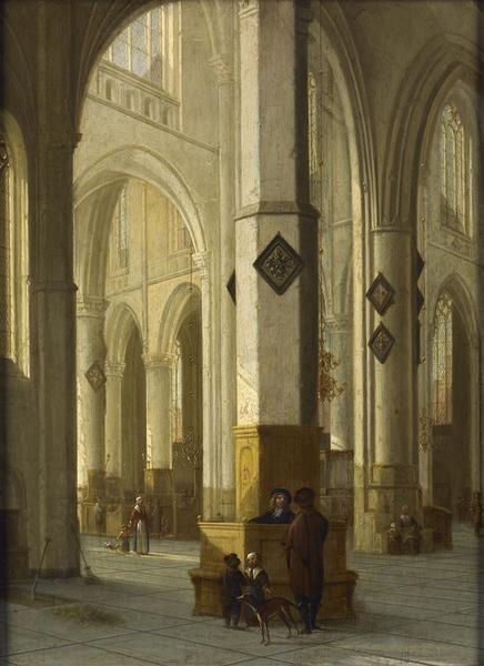 Interior Of A Church by Hendrick Cornelisz Van Vliet