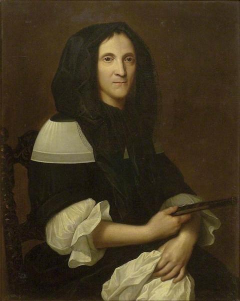 Portrait Of A Lady Wearing A Black Mantilla by Hendrick Cornelisz Van Vliet Oil Painting Reproductions