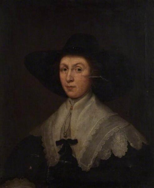 Portrait Of An Unknown Lady In Black by Hendrick Cornelisz Van Vliet