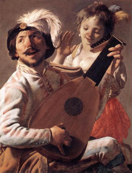 Duet by Hendrick Terbrugghen