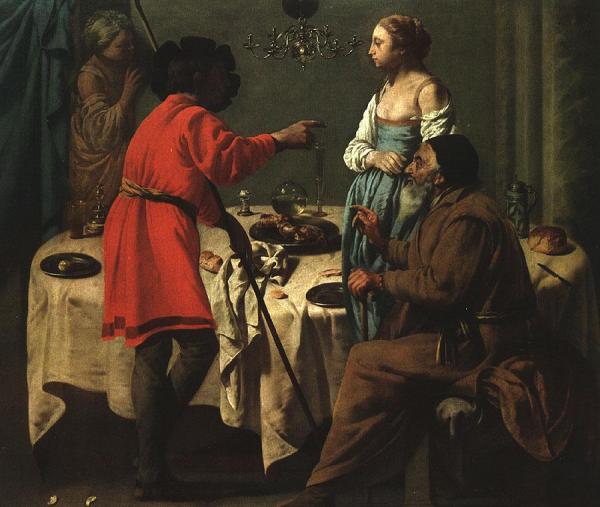 Jacob Reproaching Laban by Hendrick Terbrugghen