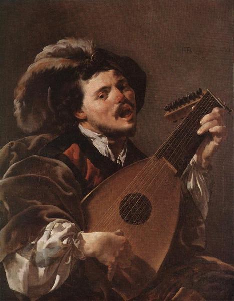 Hendrick Terbrugghen Lute Player