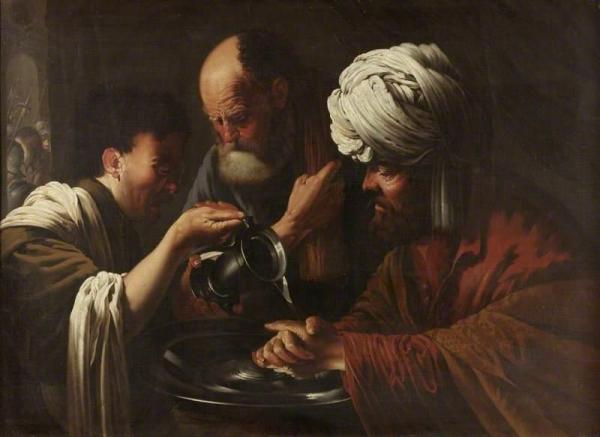 Pilate Washing His Hands by Hendrick Terbrugghen