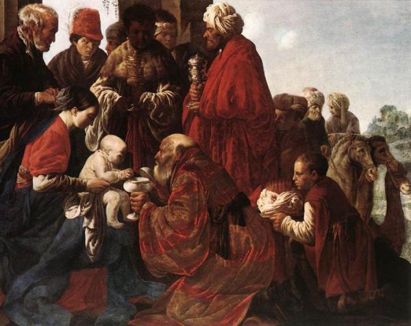 The Adoration Of The Magi by Hendrick Terbrugghen