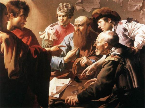The Calling Of St Matthew by Hendrick Terbrugghen