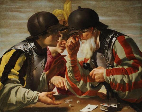 The Cardplayers by Hendrick Terbrugghen