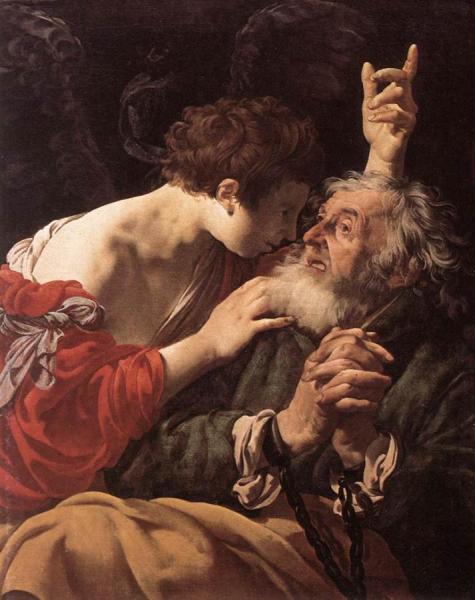 The Deliverance Of St Peter by Hendrick Terbrugghen