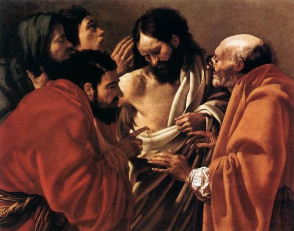 The Incredulity Of Saint Thomas by Hendrick Terbrugghen