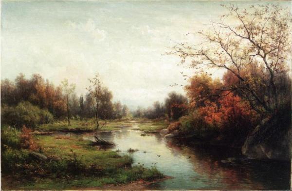 Sprangling Brook by Hendrik-dirk Kruseman Van Elten