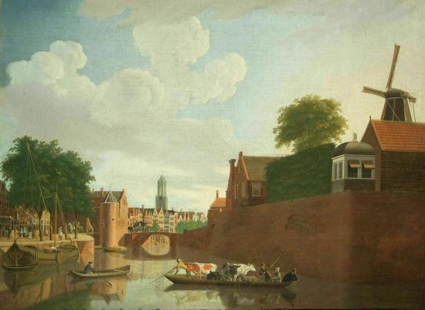 Utrecht Bastion With Weerd And Sand Gate Bridge by Hendrik Keun