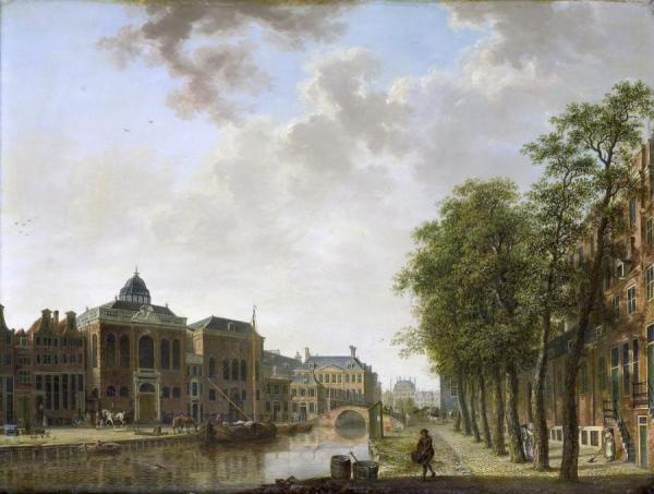 View Of The Houtmarkt, Amsterdam by Hendrik Keun