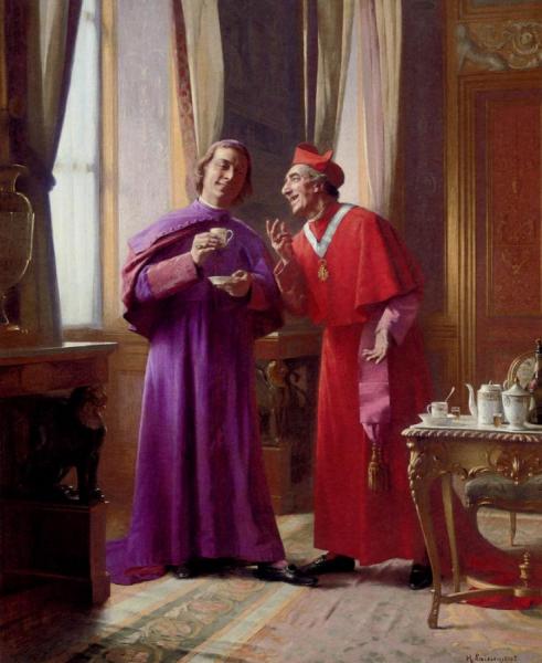 Afternoon Refreshment by Henri Adolphe Laissement