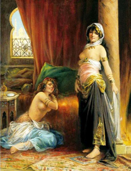 Harem Beauty by Henri Adrien Tanoux