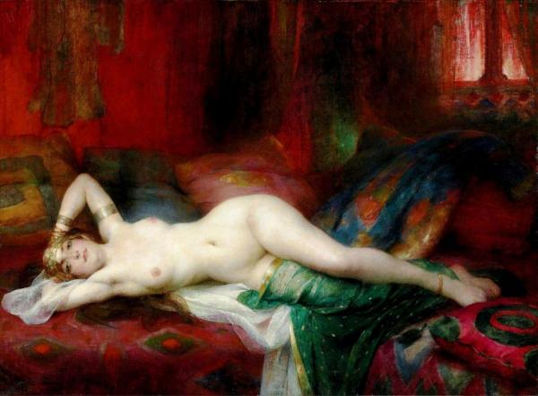 Odalisque by Henri Adrien Tanoux