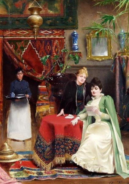 The Letter by Henri Adrien Tanoux