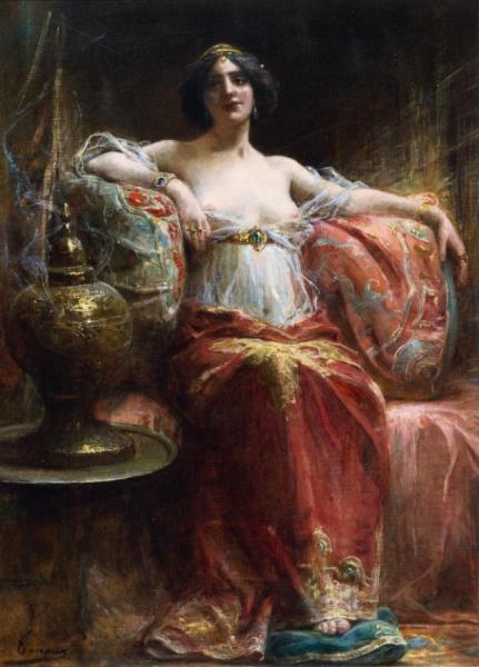 The Sultan's Favorite by Henri Adrien Tanoux