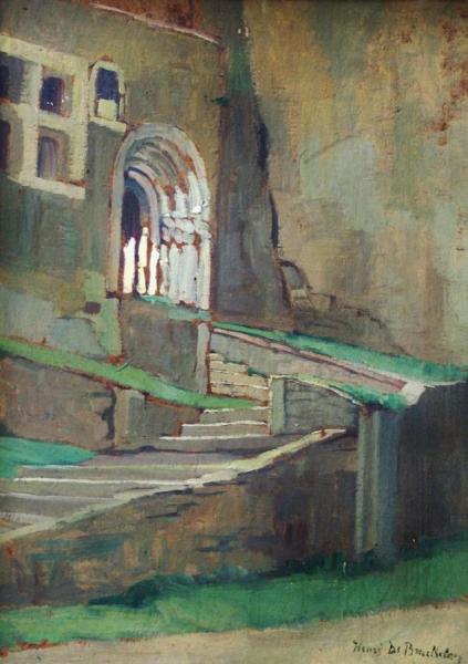 The Gotic Gate by Henri De Braekeleer Oil Painting Reproductions