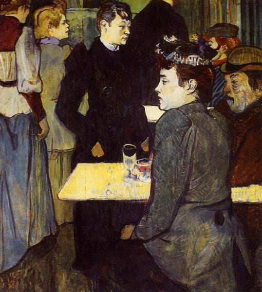 A Corner In The Moulin De La Galette by Henri De Toulouse-lautrec