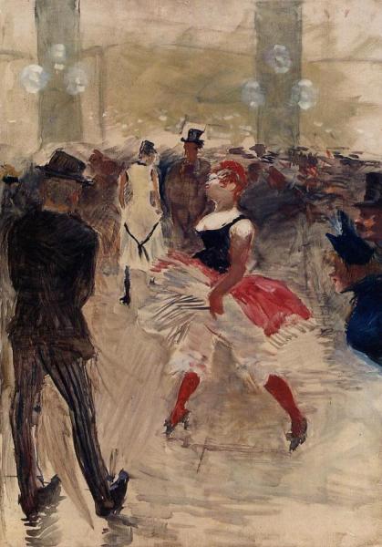 A L'elysee-montmartre by Henri De Toulouse-lautrec
